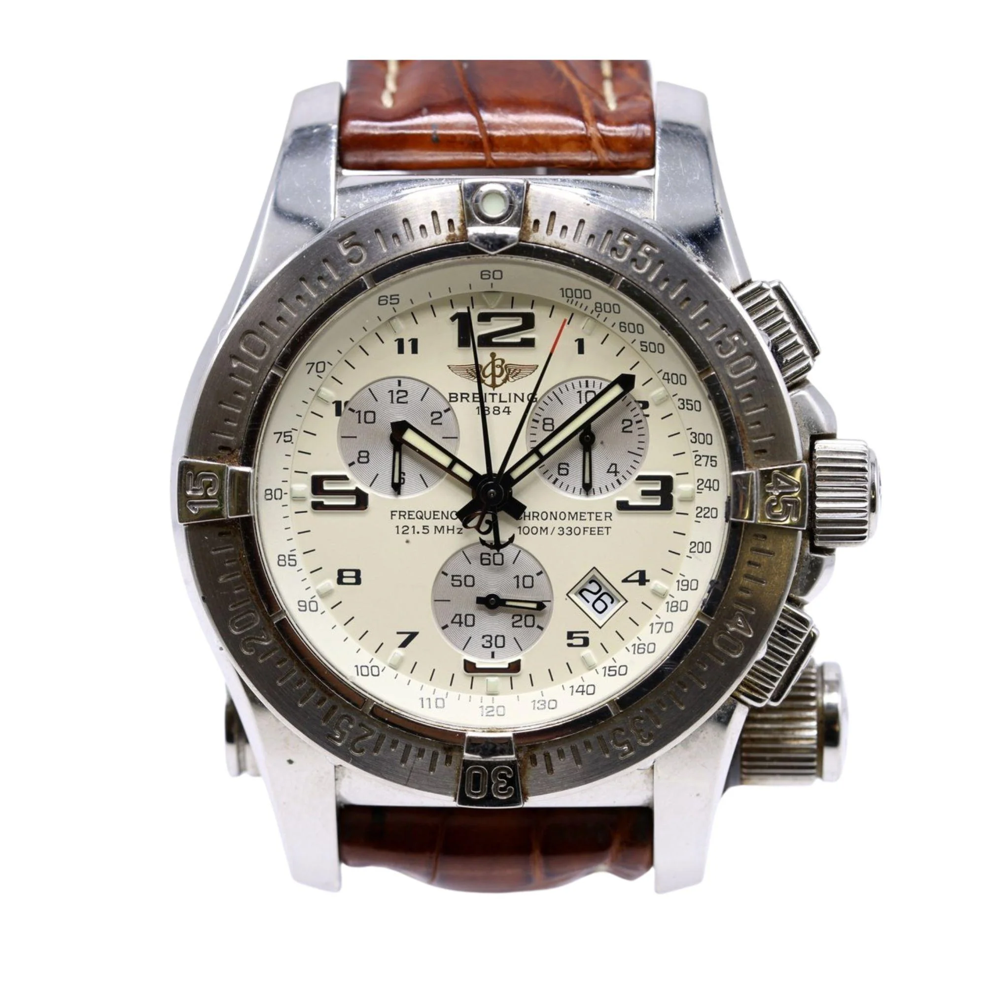 Breitling Emergency Mission A73321 Stainless Steel Silver Dial Quartz Watch - Image 2