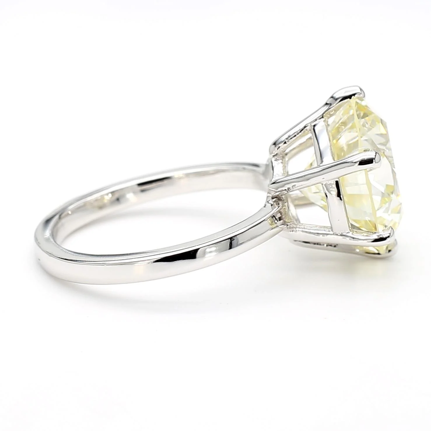 CGL Certified 6.3 Carat I/VS2 Round Diamond 14K White Gold Solitaire Engagement - Image 8