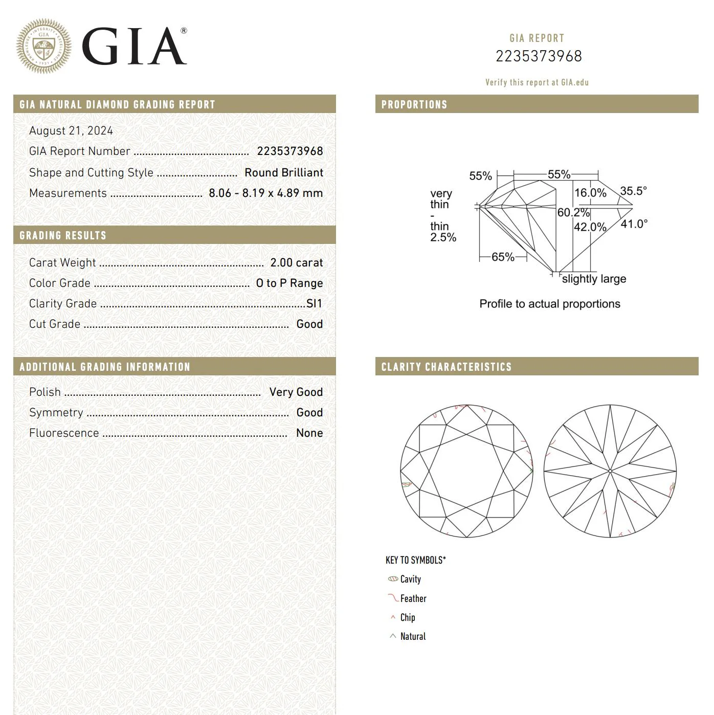 GIA Certified 2 Carat Diamond in 14K Gold Solitaire Men's Ring - Image 10