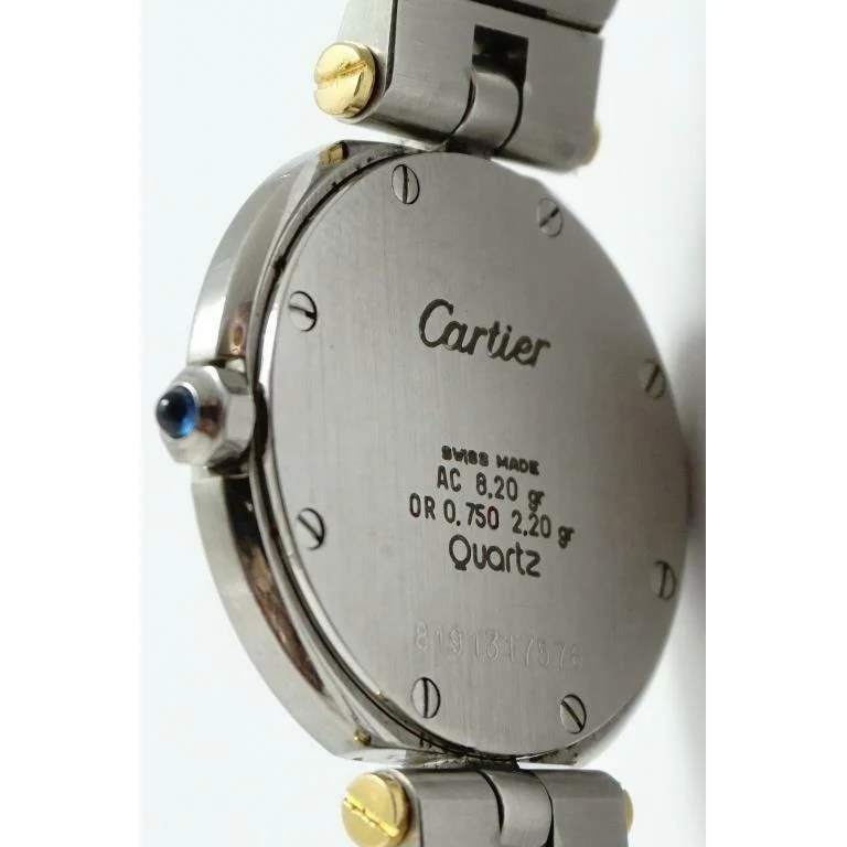 Lady's Cartier Santos Ronde quartz 27mm Two Tone Watch - Image 3