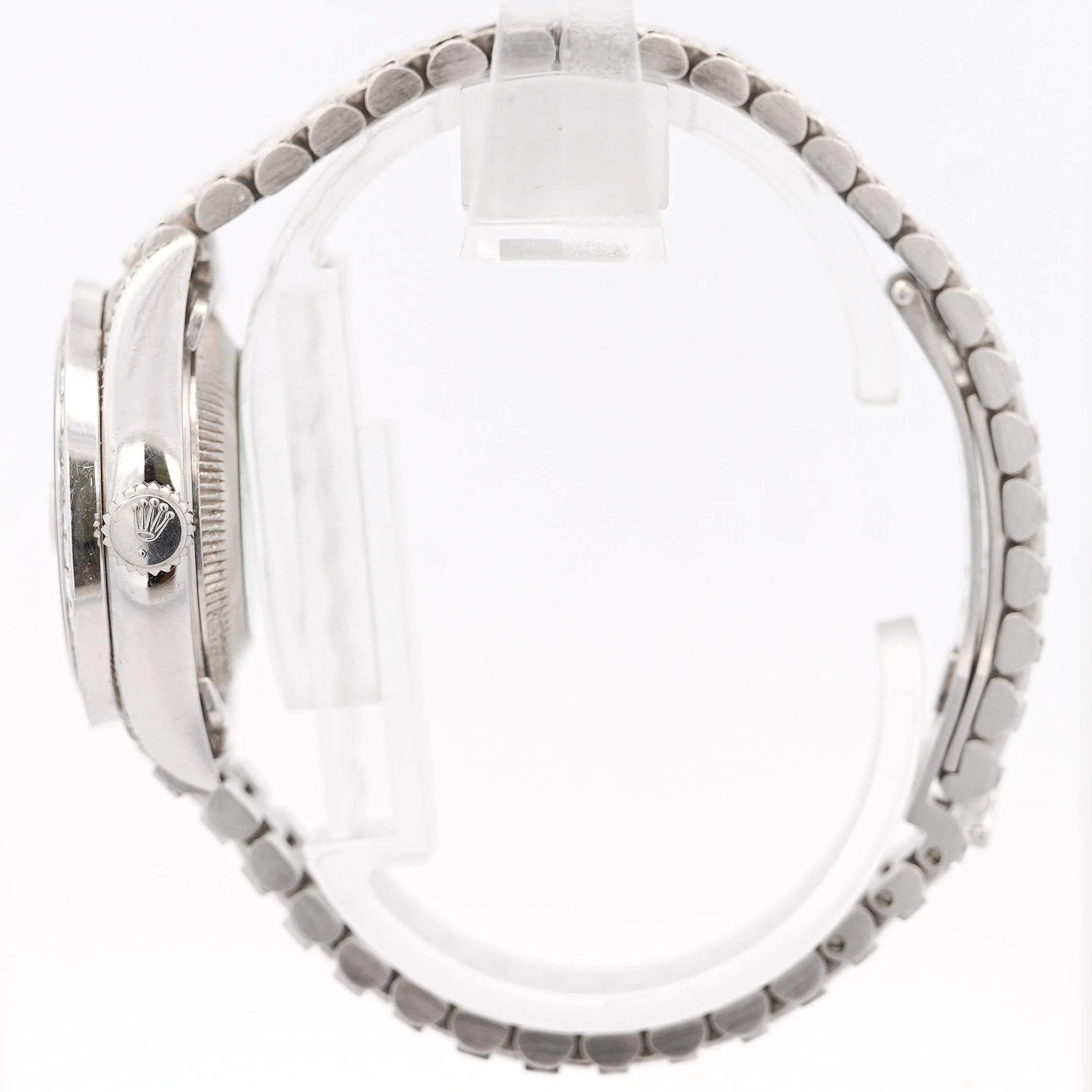 Rolex Platinum DateJust Presidential Watch 15 Carat Diamond 26mm - Image 5