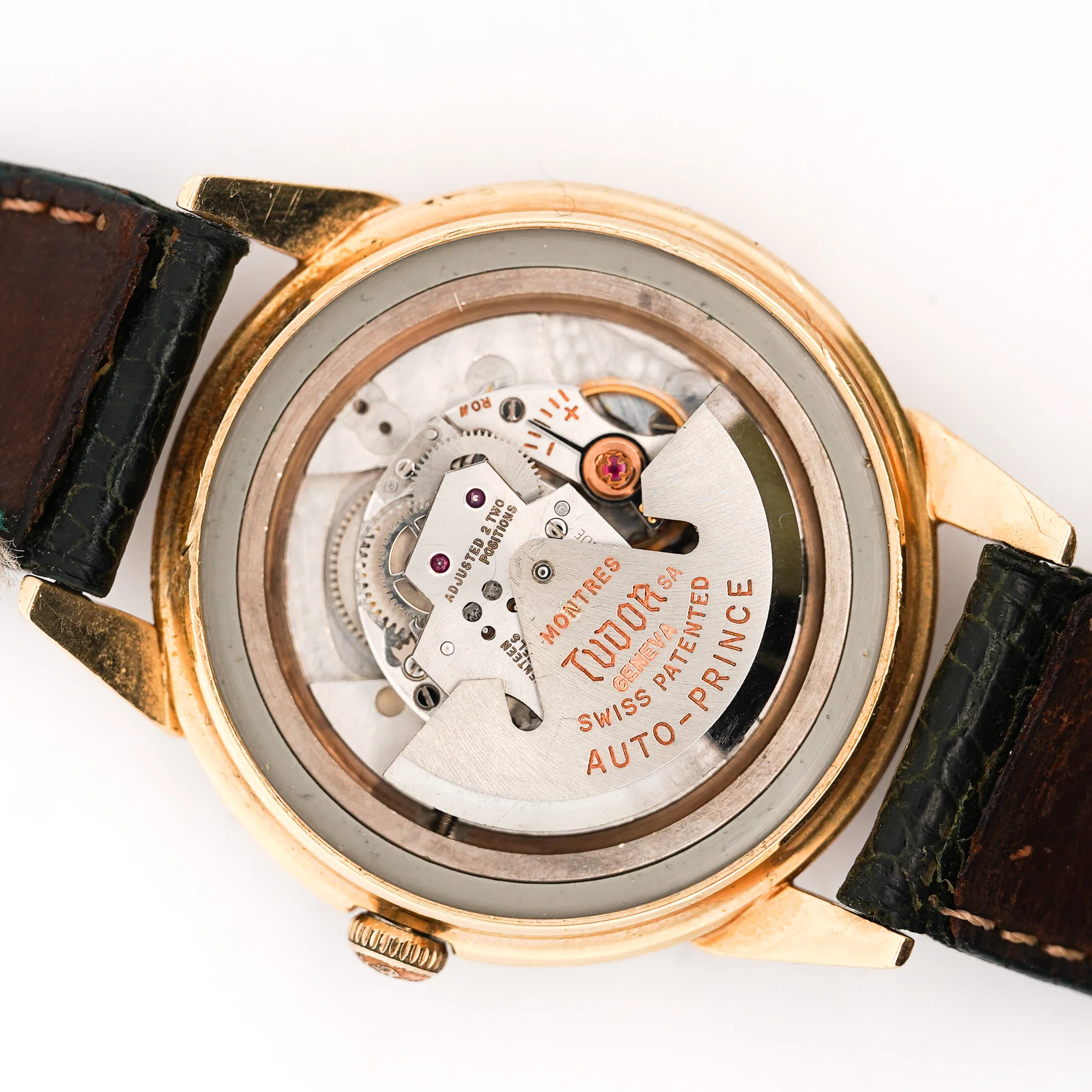 Rolex Tudor Prince 35mm Coca Cola 25 Years Service 14K Gold Watch - Image 11