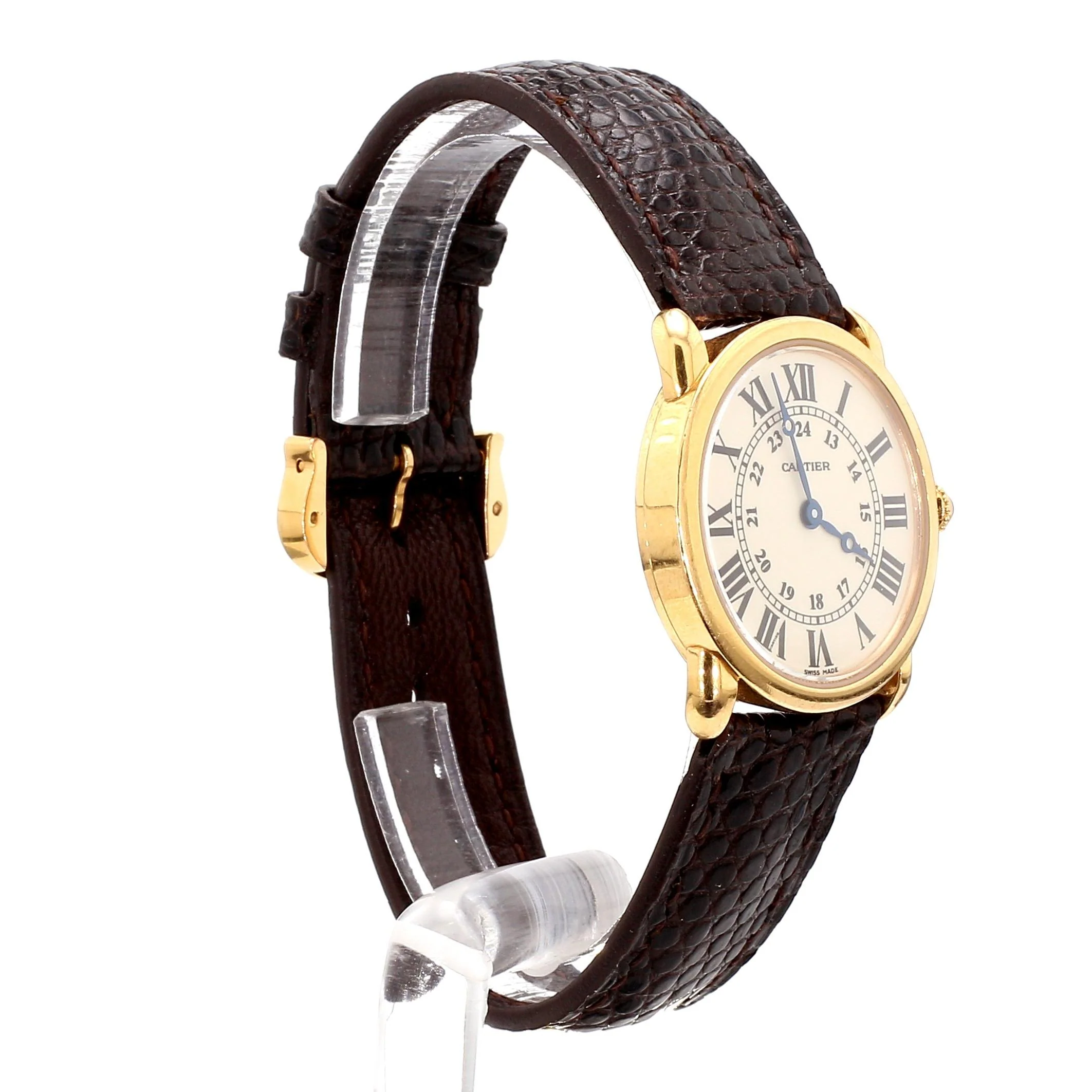 Vintage Cartier Ronde Louis 2886 Quartz 29mm 18K Gold Watch - Image 3