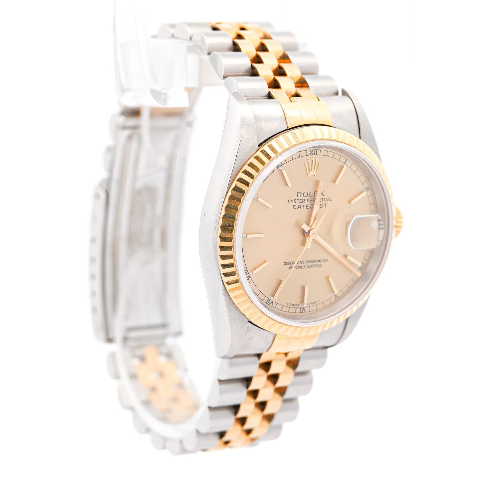 Vintage Rolex DateJust 36mm Two Tone On Jubilee Date 1995 Watch - Image 2